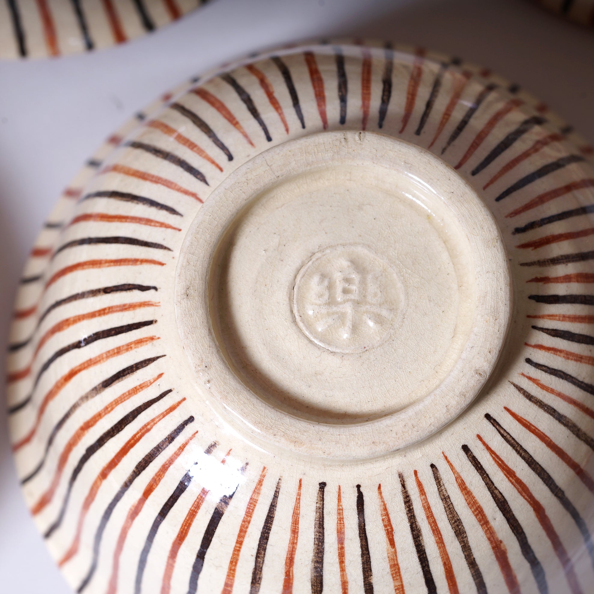 十二代 楽吉左衛門(弘入) 色絵麦藁手蓋碗 共箱 – 古美術秀岳